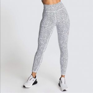 Do You Even White Speckle Excel Leggings